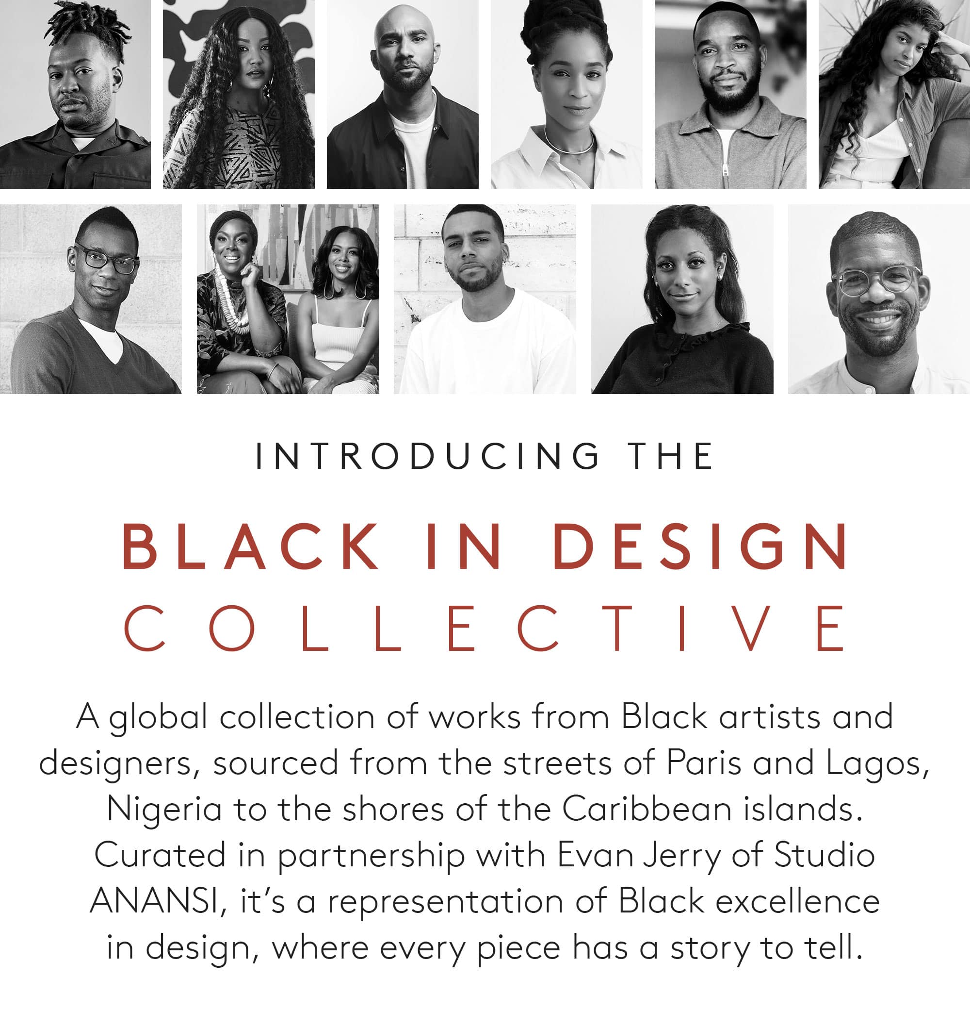 Black In Design Collection: Celebrating Black Creativity | CB2 KSA