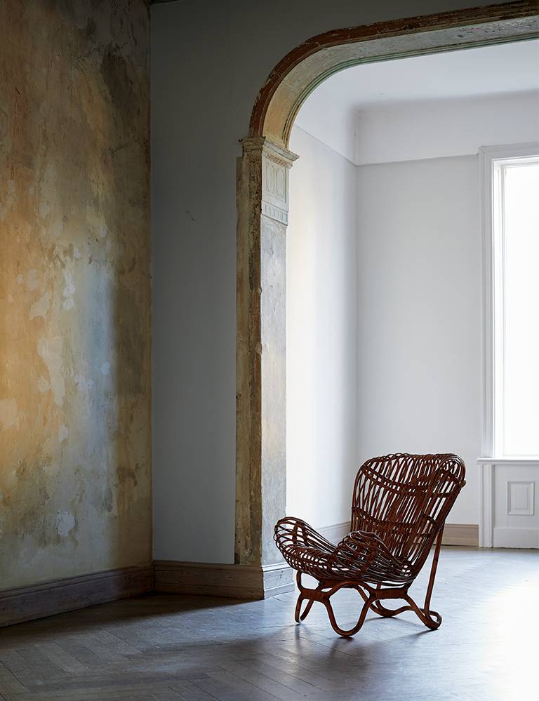 CB2 Ferrer Wood Chair