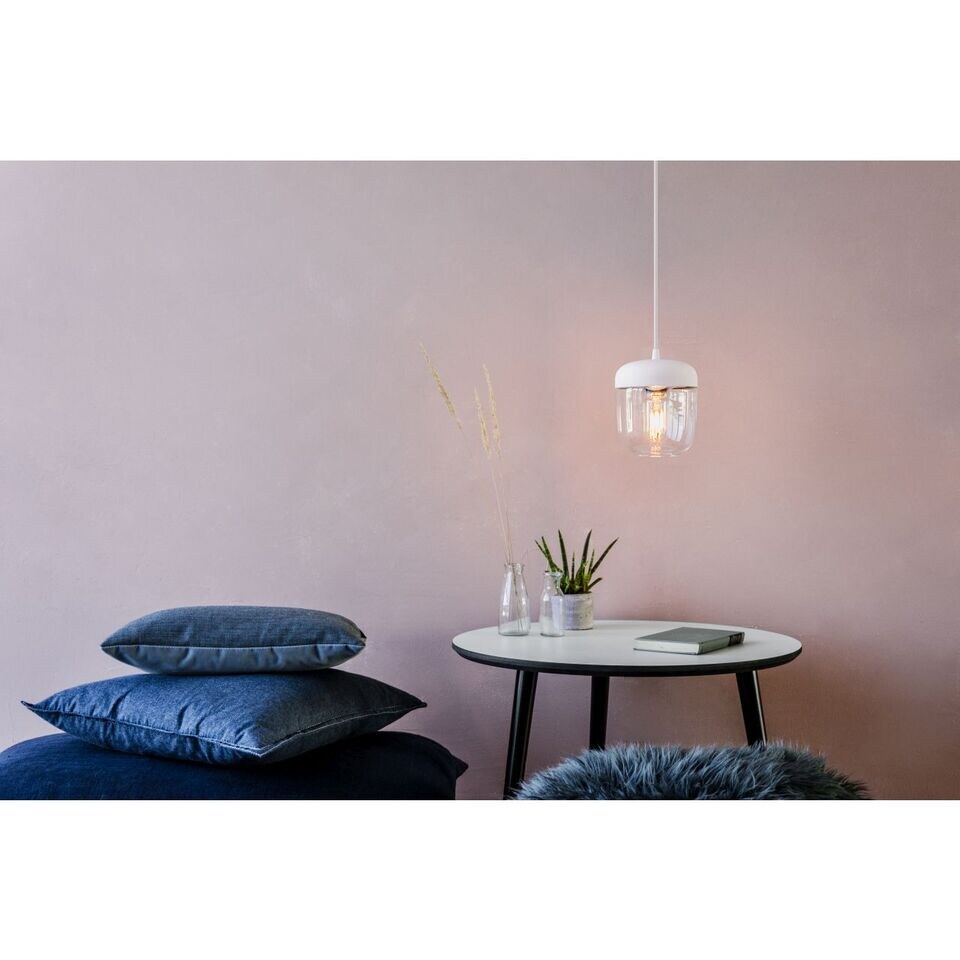 Acorn Lampshade White Polished Brass | CB2 KSA
