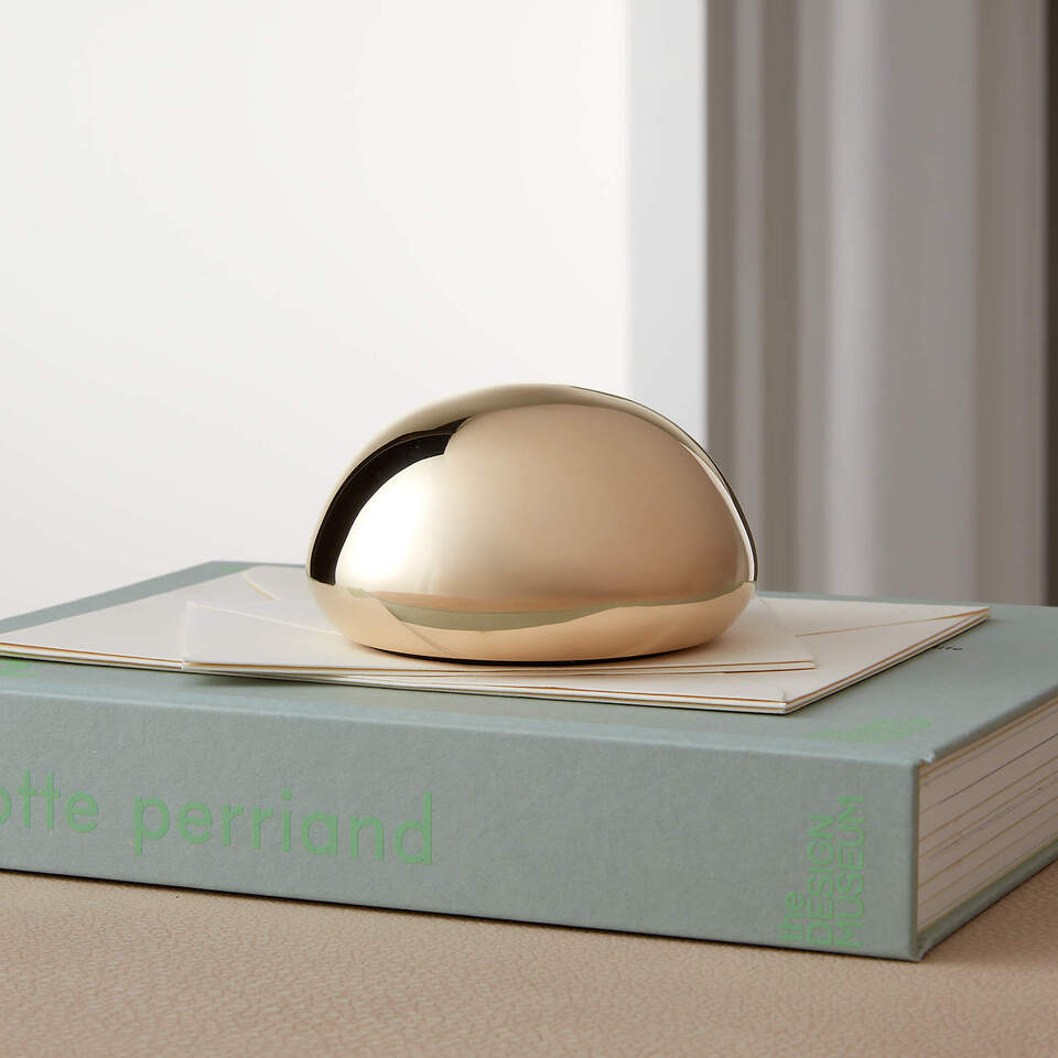 Dew Brass Paper Weight | CB2 KSA